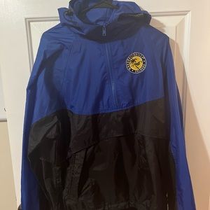 OFFICIAL Margaritaville Orlando Jimmy Buffet Blue Windbreaker Vintage